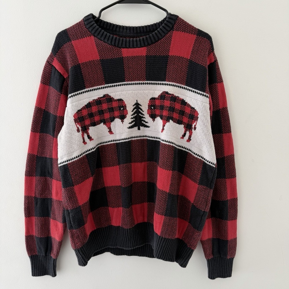 St John's Bay Buffalo Sweater Men's L‎